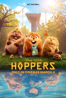 Theatrical poster for Hoppers