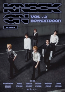 Theatrical poster for BOYNEXTDOOR TOUR "KNOCK ON Vol.2" IN JAPAN