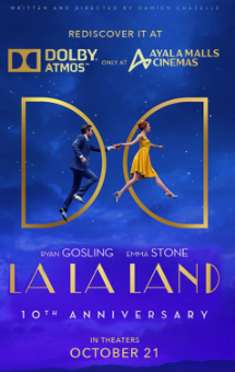Theatrical poster for La La Land - 10th anniversary